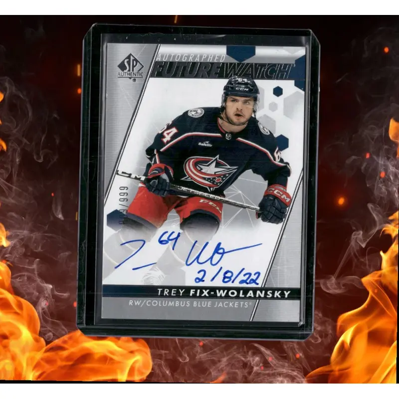 2022-23 SP Authentic Trey Fix-Wolansky Future Watch Inscribed Rookie Auto