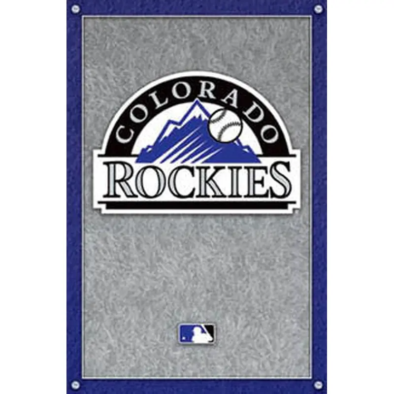 Colorado Rockies Official MLB Baseball Club Team Logo Poster - Costacos Sports