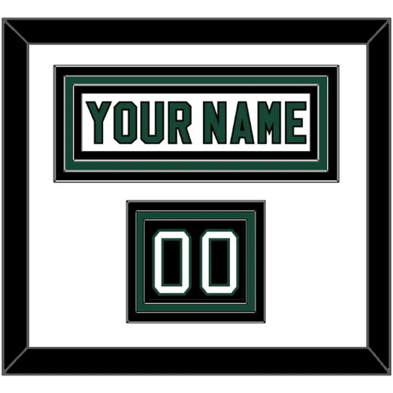 Dallas Nameplate & Number (Shoulder) - Home White (1994-1999) - Triple Mat 1