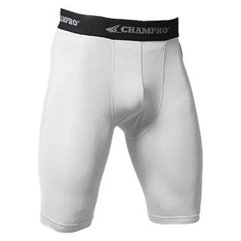 New Champro Youth Compression Short Size Large - White
