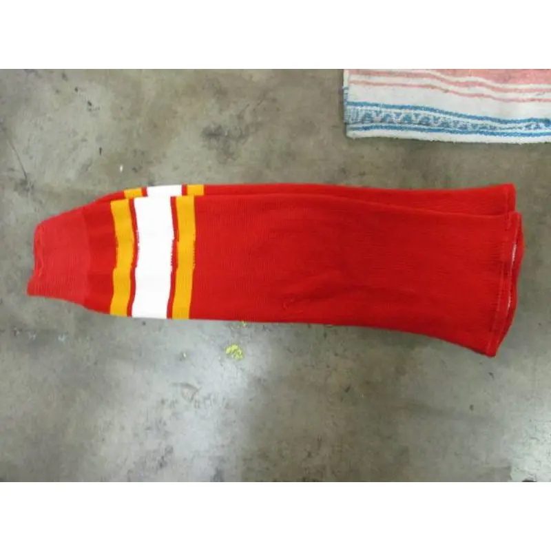 Used Senior Hockey SOCKS Red/Yellow