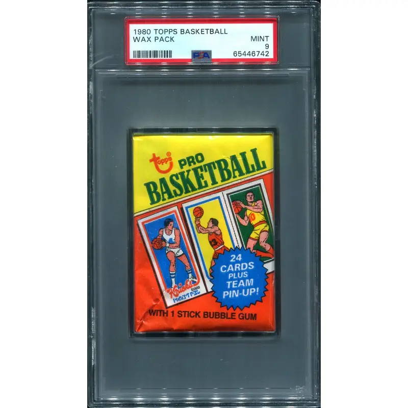 1980 1980/81 Topps Basketball Unopened Wax Pack PSA 9 *6742