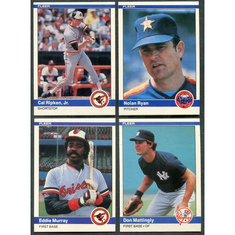 1984 Fleer Baseball Complete Set NM NM/MT (660) (24-668)
