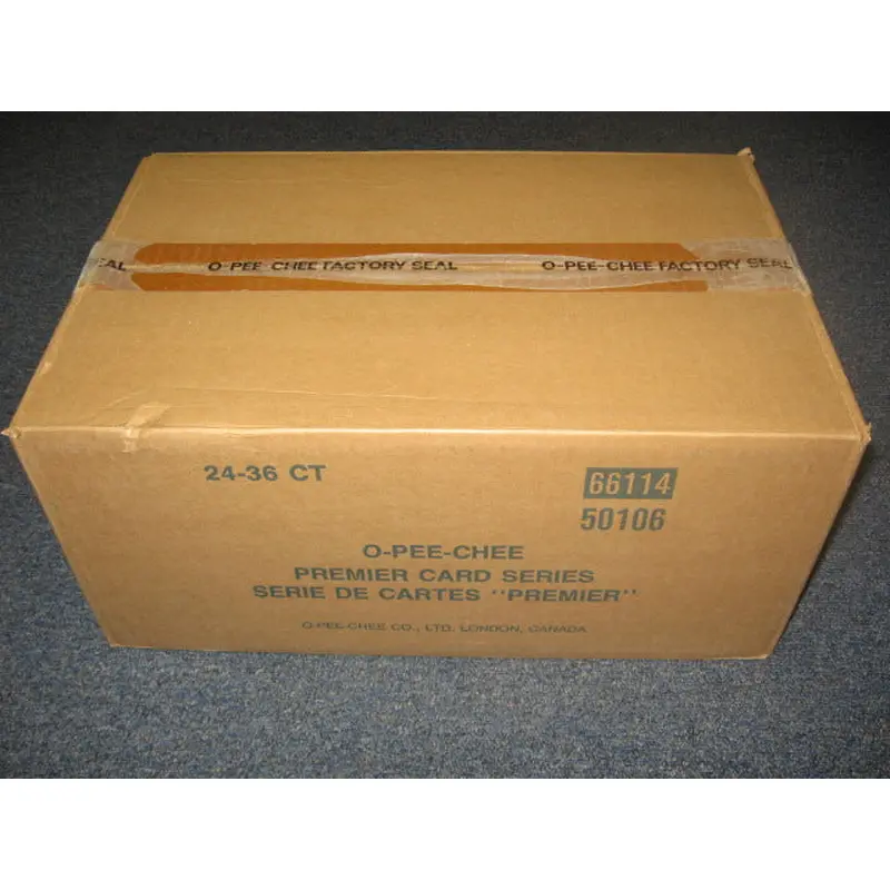 1990/91 OPC O-Pee-Chee Premier Hockey Case (24 Box)