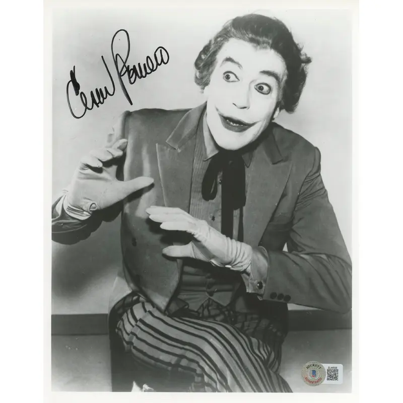 Cesar Romero Joker Batman Authentic Signed 8x10 Photo Autographed BAS #BL44506