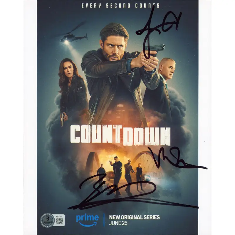 Countdown (3) Camacho, McCartha & Yasinski Signed 8x10 Photo BAS AE13737