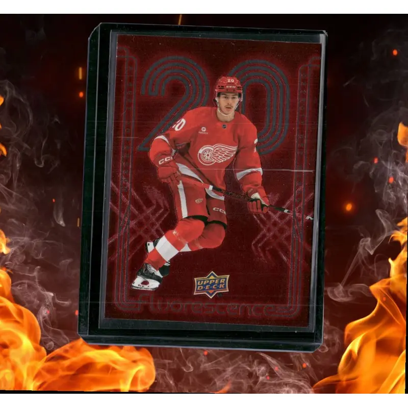 2024-25 Upper Deck Albert Johansson Flurorescence Red Rookie #F-6