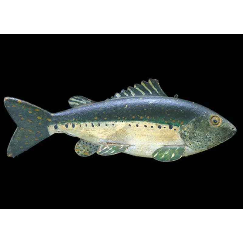 Fish Decoy Master Carver Series Poster - Yock Meldrum Bass c.1930