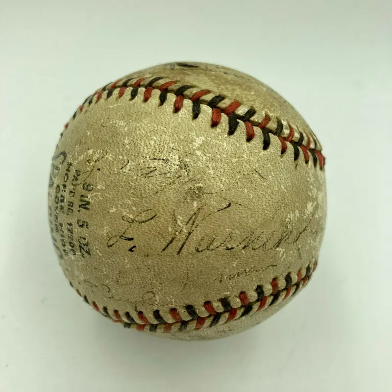 1932 Chicago Cubs National League Champs Team Signed Baseball JSA COA
