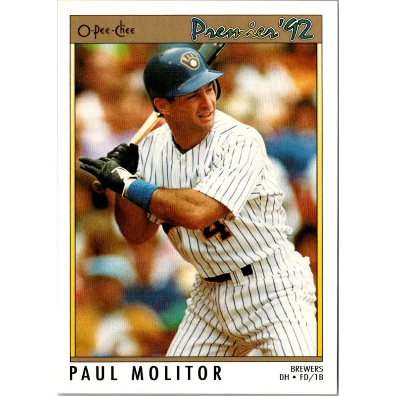 1992 O-Pee-Chee Premier Paul Molitor #141