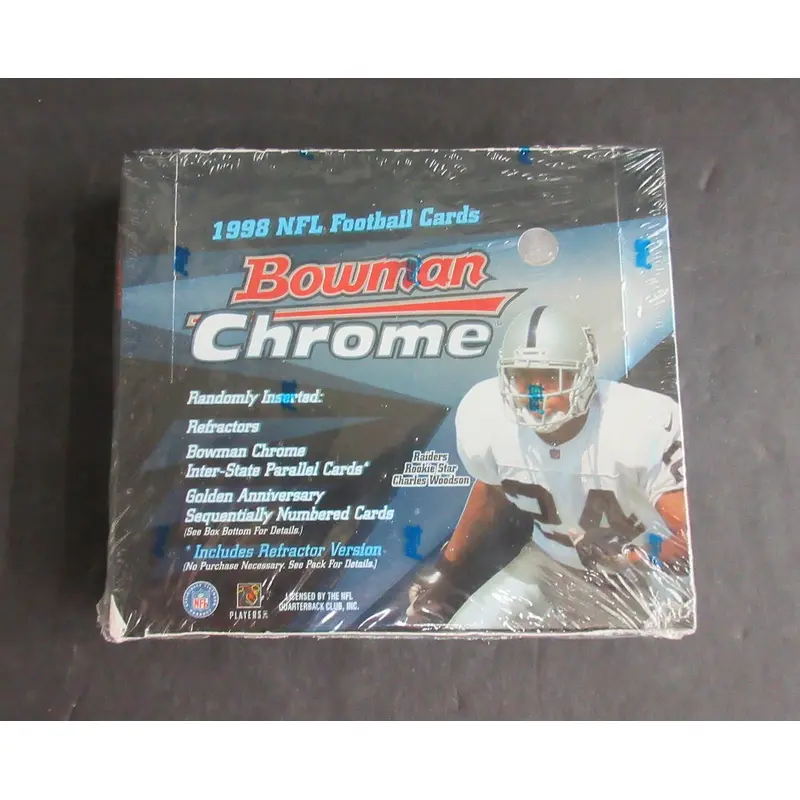 1998 Bowman Chrome Football Box (Retail) (20/4)