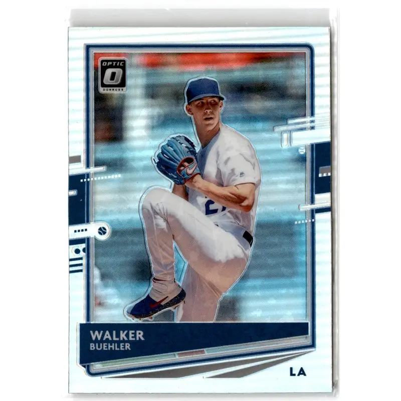 2020 Donruss Optic Carolina Blue and White Walker Buehler #97