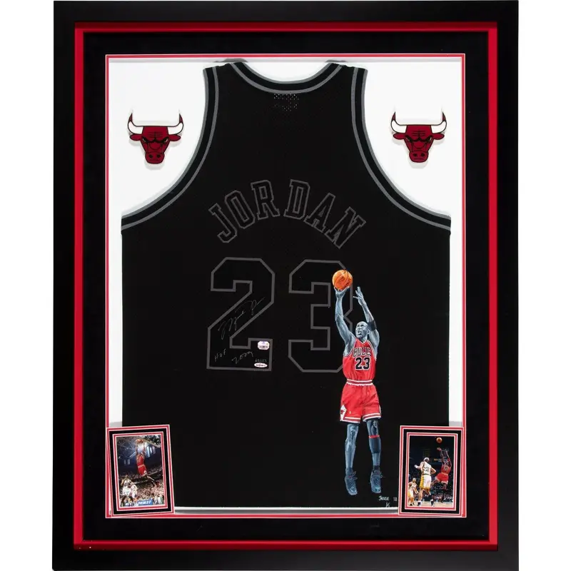 Michael Jordan "Hall Of Fame 2009" Signed Chicago Bulls Jersey UDA Upper Deck