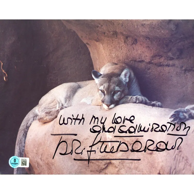 Brigitte Bardot Contempt "With My Love" Authentic Signed 8x10 Photo BAS #BS20783