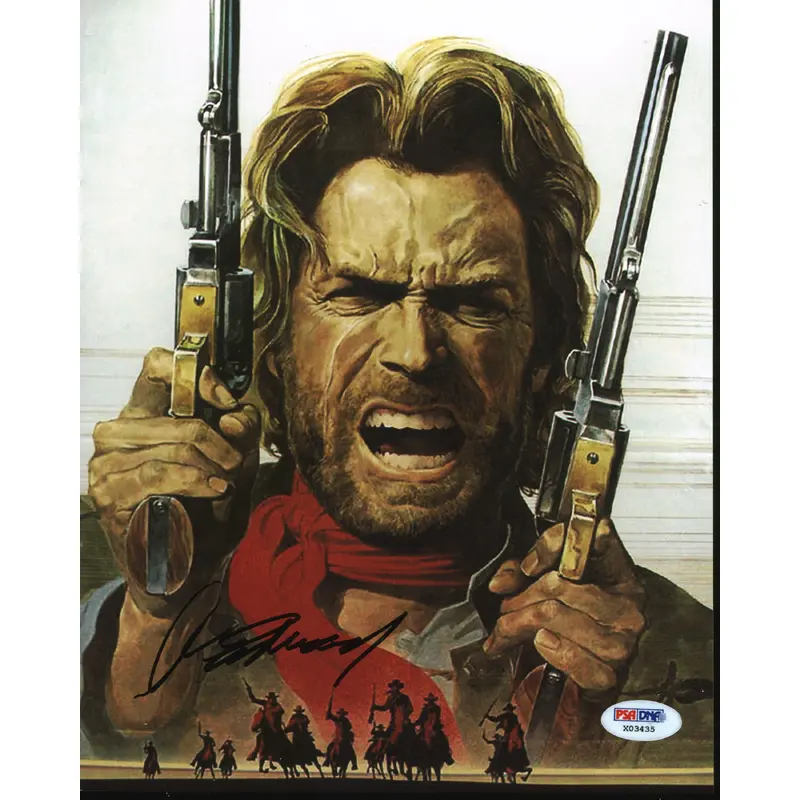 Clint Eastwood The Outlaw Josey Wales Signed 8x10 Photo PSA/DNA #X03435