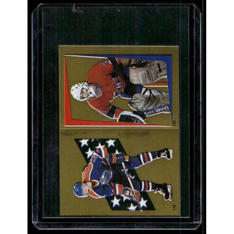 1986-87 O-Pee-Chee Album Stickers - Patrick Roy / Jari Kurri #118-132 RY