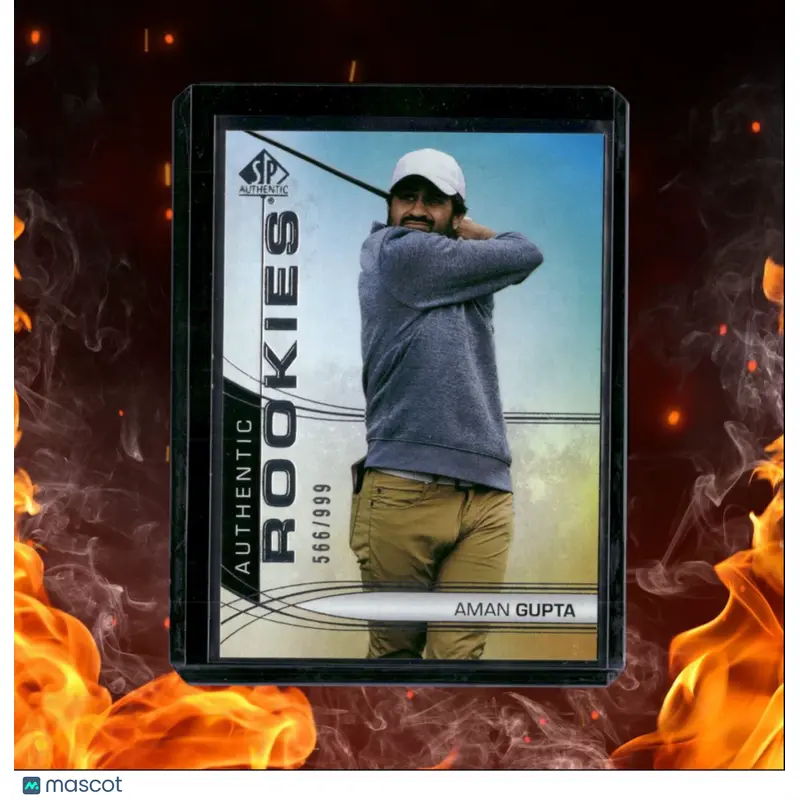 2024 Upper Deck Portfolio Aman Gupta SP Authentic (C) Rookie 566/999 #ARS-AG