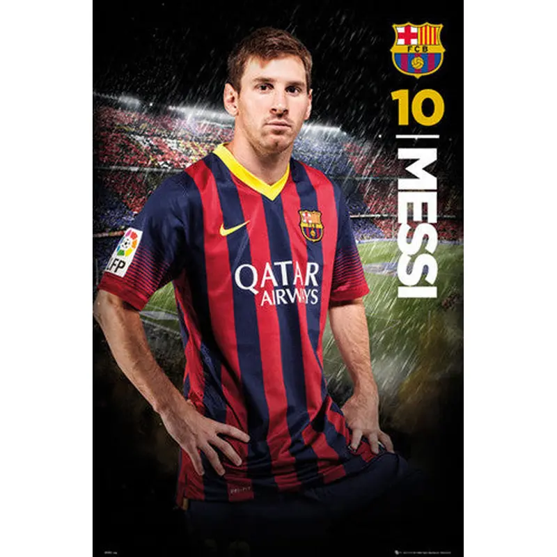 Lionel Messi "Storming Superstar" FC Barcelona Official Poster - GB Eye 2014