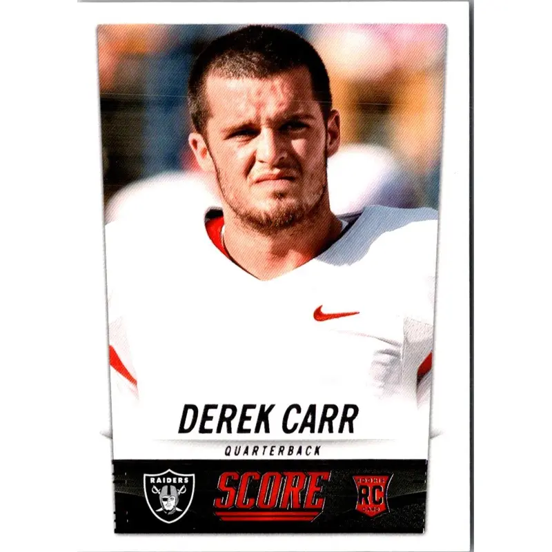 2014 Score Derek Carr #364A Rookie