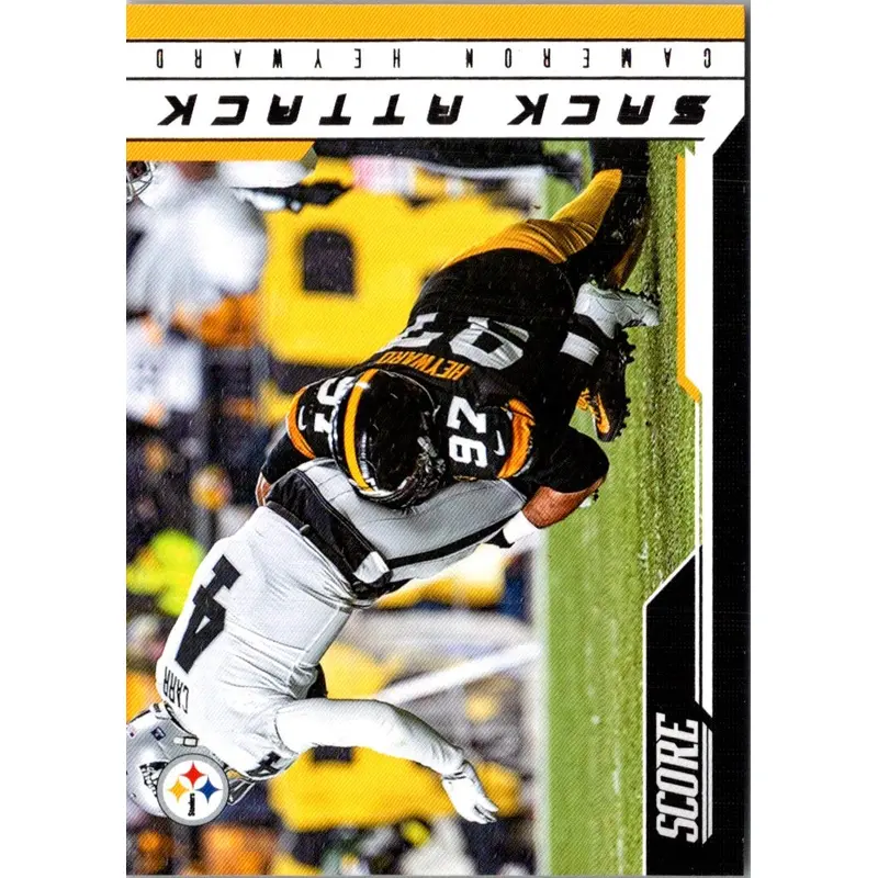 2023 Score Sack Attack Orange Cameron Heyward #13