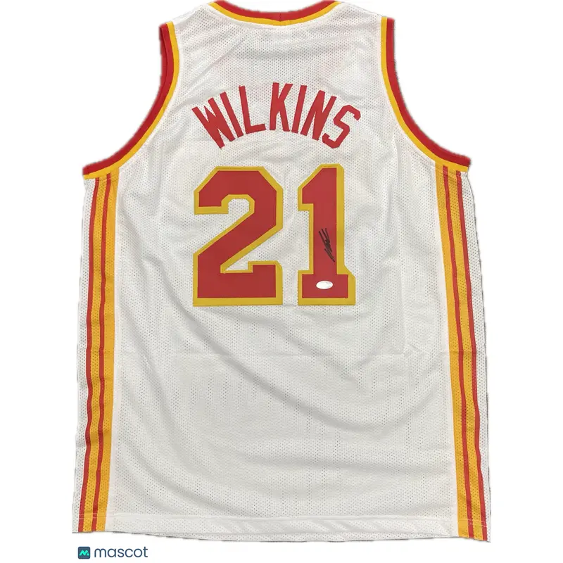 Dominique Wilkins Signed Jersey PSA Atlanta Hawks Autographed