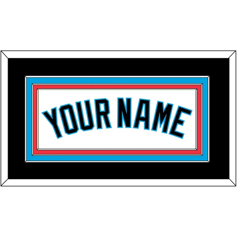 Miami Name - Home White - Triple Mat 3