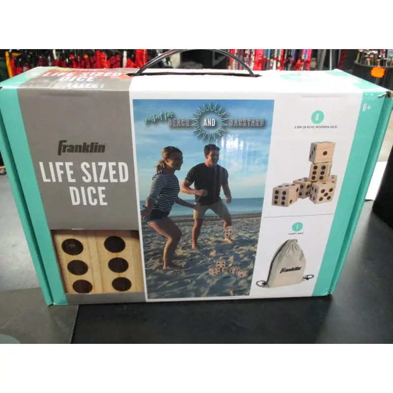 Used Franklin Life Sized Dice For Beach And Backyard - NIB
