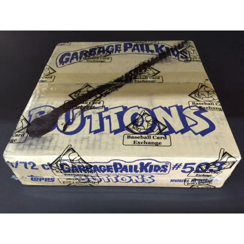1986 Topps Garbage Pail Buttons Box (72 Count) (Authenticate)