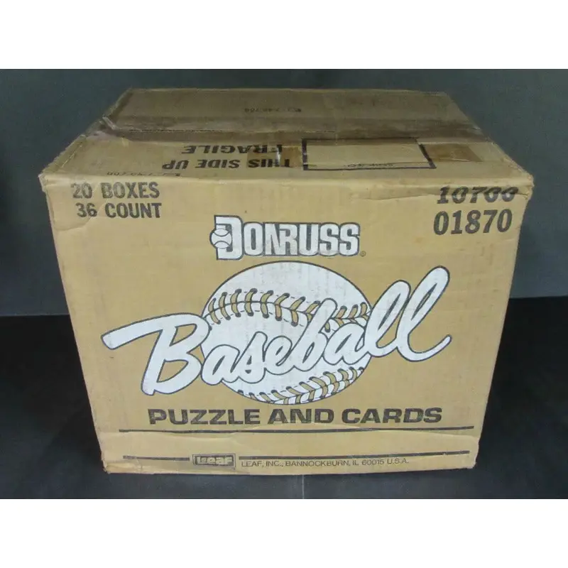 1987 Donruss Baseball Unopened Wax Case (20 Box) (NFS)
