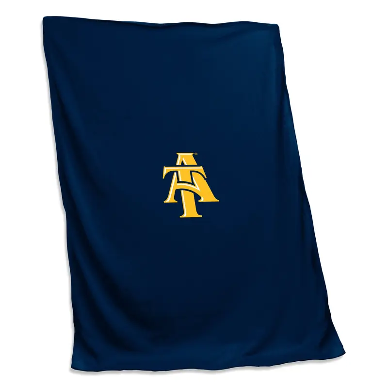 NC A&T State Sweatshirt Blanket (Screened)