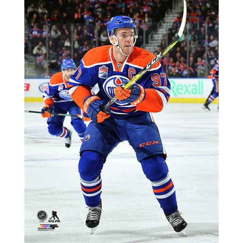 Connor McDavid "Captain Action" Edmonton Oilers Premium Poster Print - Photofile 16x20