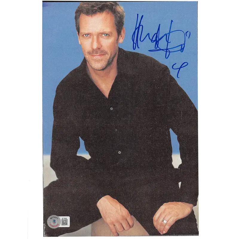 Hugh Laurie House Authentic Signed 8.5x11 Photo Autographed BAS #BL76490