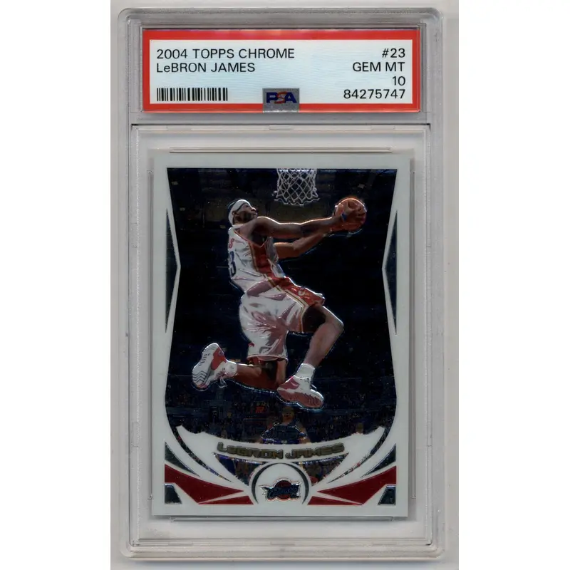 LeBron James 2004-05 Topps Chrome #23 PSA 10 Gem Mint 5747