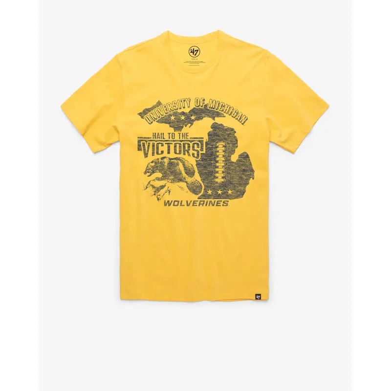 MICHIGAN WOLVERINES VINTAGE REGIONAL '47 FRANKLIN TEE