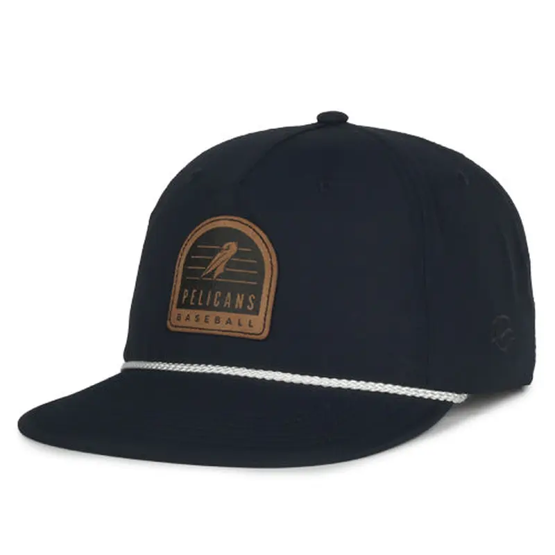 Myrtle Beach Pelicans Outdoor Cap Navy Alternate Camper Snapback Cap
