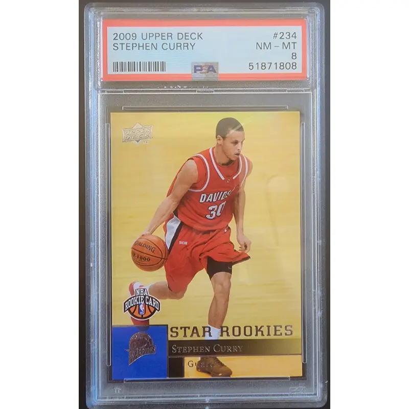 Stephen Curry 2009 Upper Deck #234 PSA 8 Nm-Mint