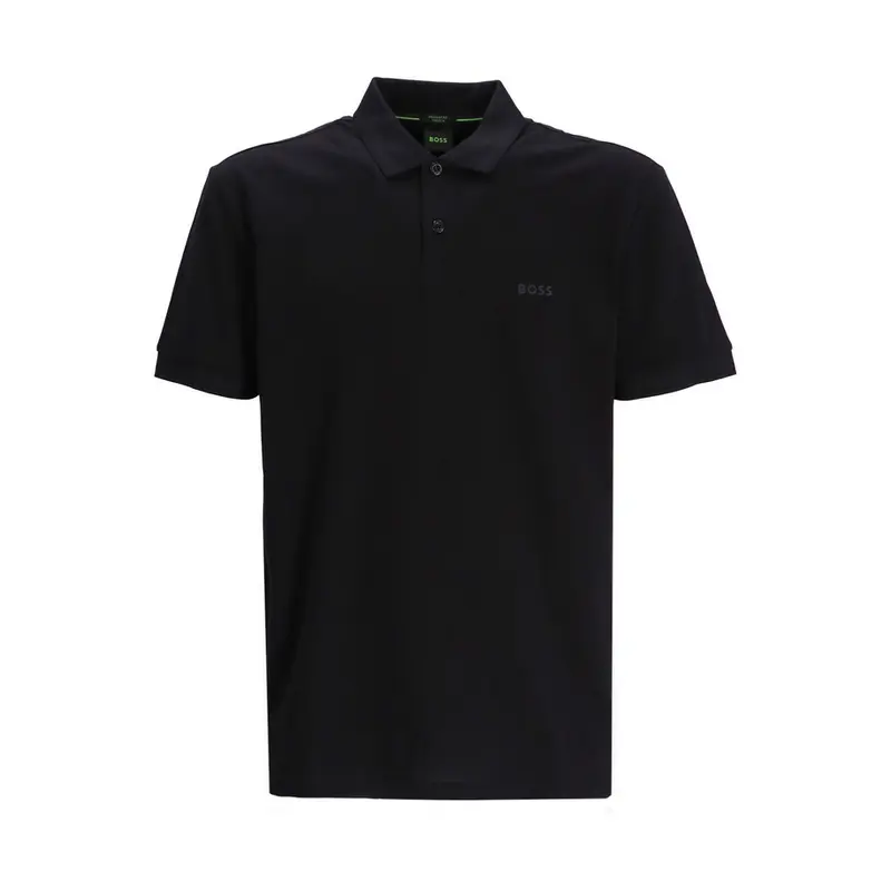 HUGO BOSS MENS POLO BLACK PIO 1 50507583001