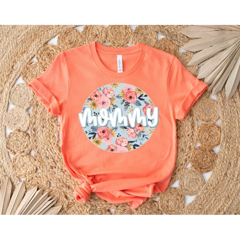 Mommy- Floral Circle