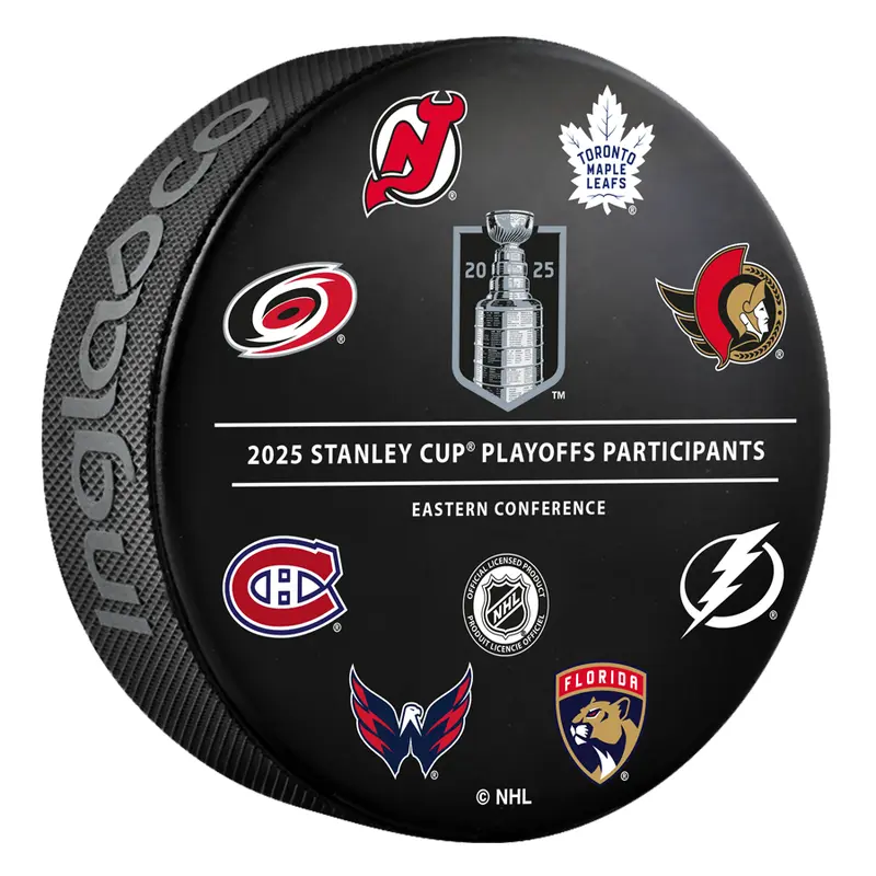 NHL 2025 Stanley Cup Playoffs All Participants Souvenir Collector Puck