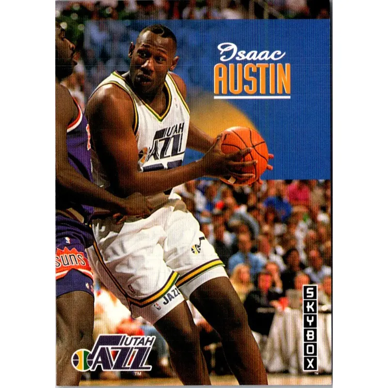 1992 SkyBox Isaac Austin #402 Rookie