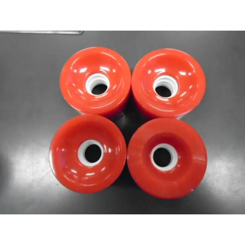 New Red SKATEBOARD WHEELS Set of 4
