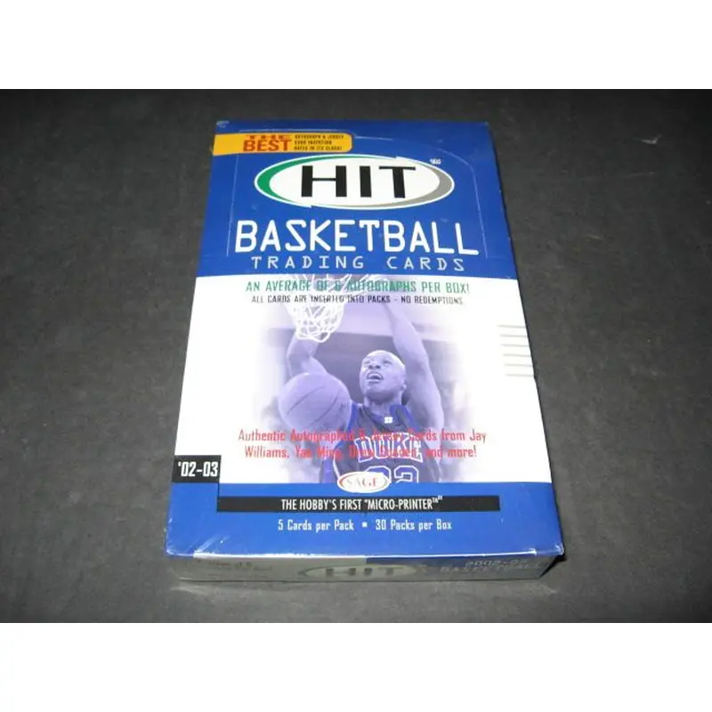 2002/03 Sage Hit Basketball Box (Hobby)