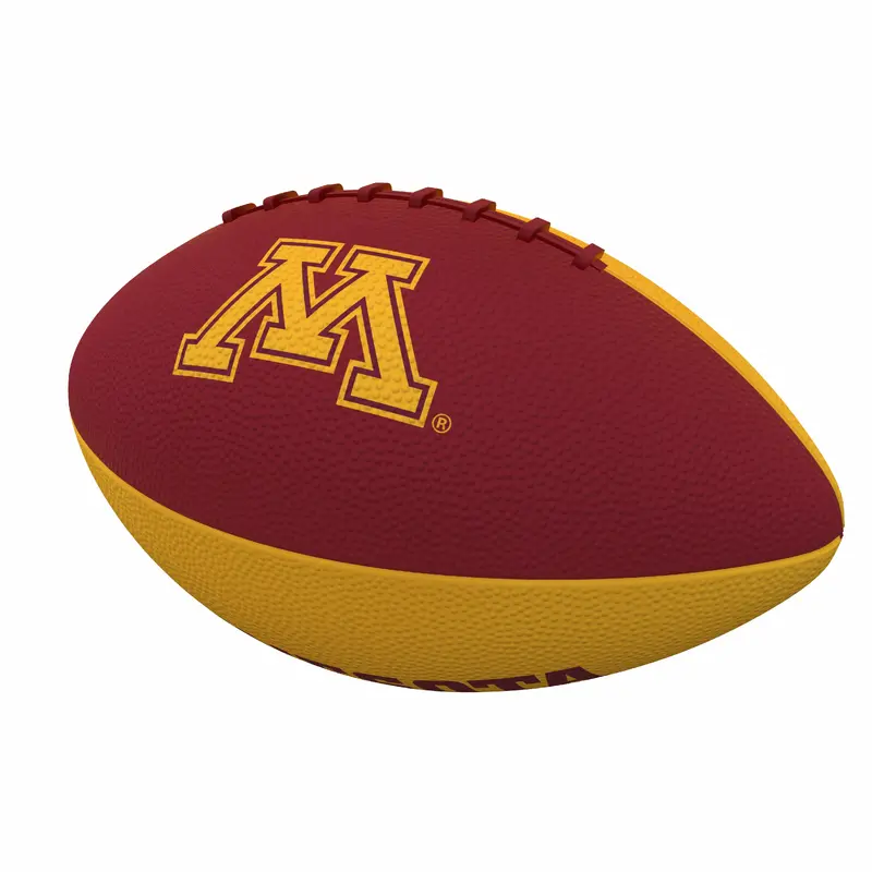 Minnesota Pinwheel Junior Size Rubber Football