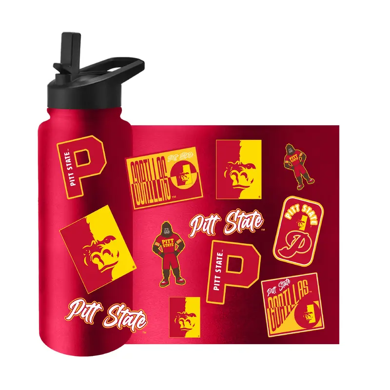 Pitt State (KS) 34oz Dreamweave Quencher Bottle