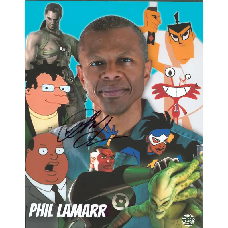 Phil LaMarr Family Guy Authentic Signed 8x10 Photo Autographed Wizard World 5
