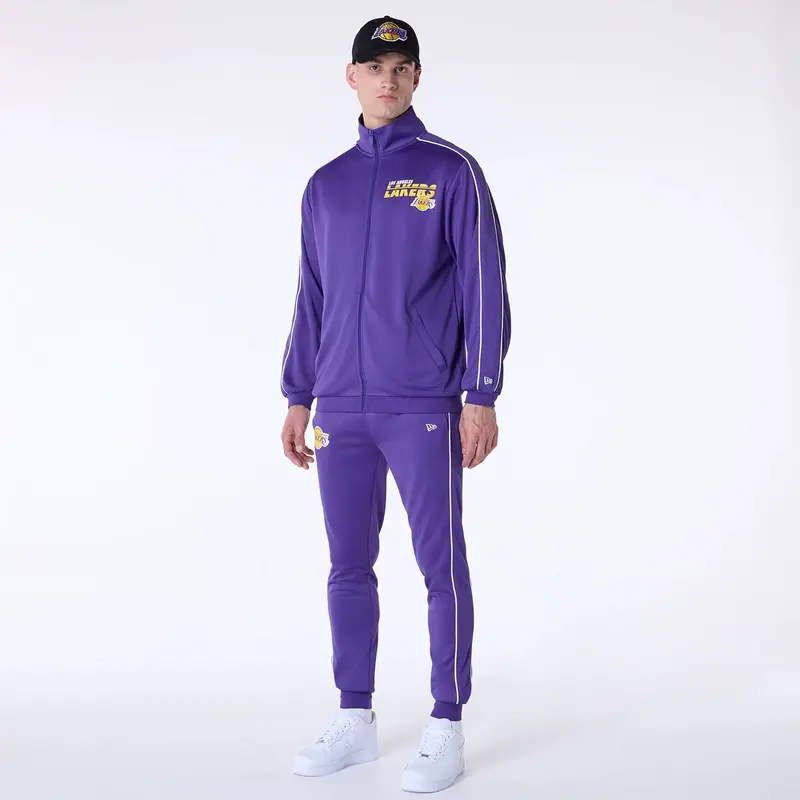 LA Lakers NBA Poly Track Set Purple Track Suit