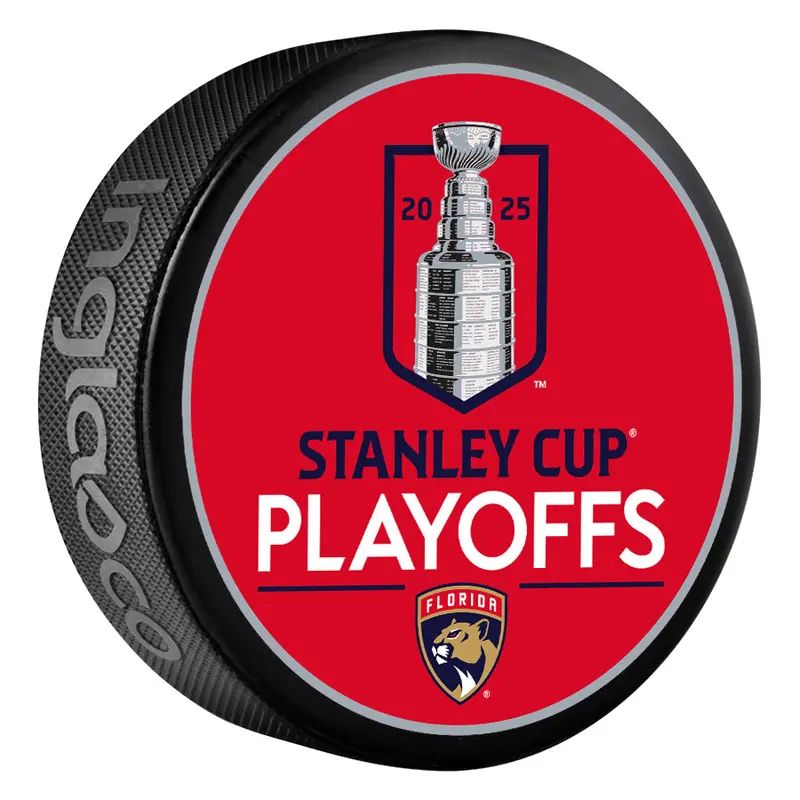 NHL Florida Panthers 2025 Stanley Cup Playoffs Souvenir Collector Hockey Puck