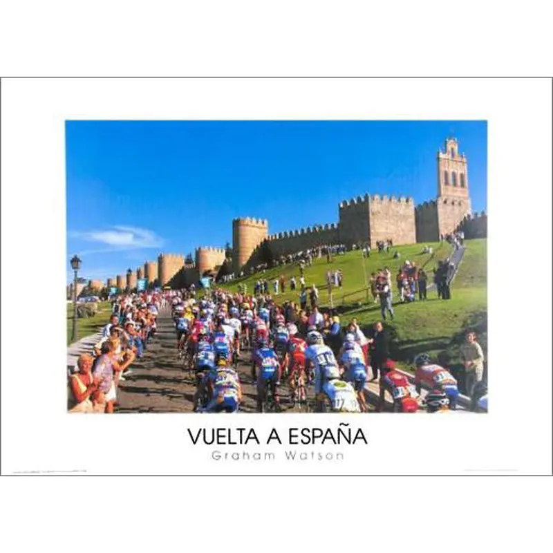 Vuelta a Espana (Avila) Cycling Premium Poster Print - Graham Watson 2004