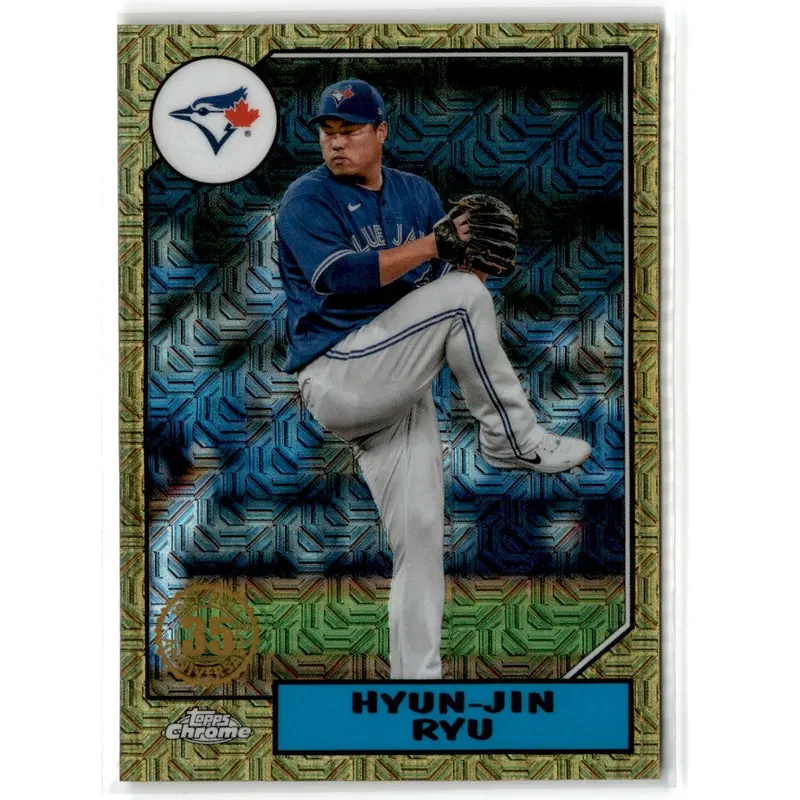 2022 Topps 1987 Baseball Chrome Hyun-Jin Ryu #T87C2-19