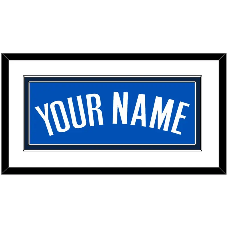 Dallas Name - Blue Icon - Double Mat 1